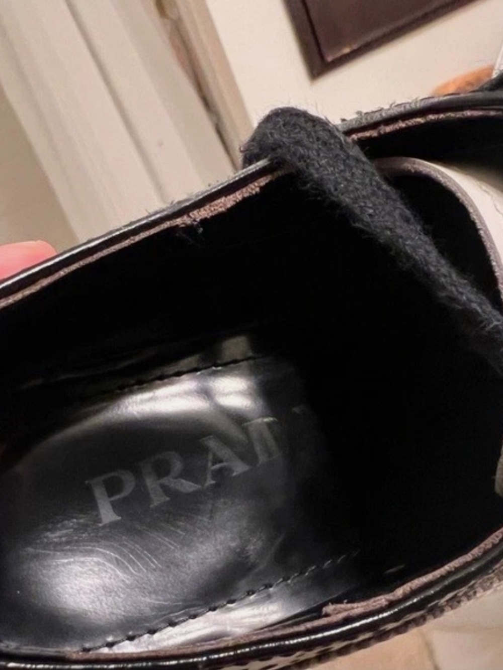 AUTHENTIC PRADA OXFORD Loafers woman 36 - Picture 3 of 11
